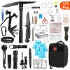 121Pcs Survival Kits Professional Emergency Survival Gear Tactical First Aid Kit Supplies for Outdoor Adventure Camping Hiking Hunting