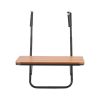 Balcony Hanging Table 25 x 24 in Outdoor Patio Railing Bar Table Adjusable