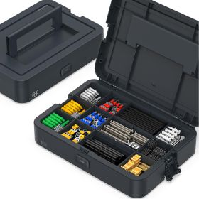 Hand Tool Set,DIY Set Accessory Tools,With Screwdriver Wrench Hammer Tape Plier,Cold Pressed Round Terminals Hexagon Socket Head Cap Screws