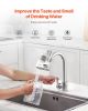 Faucet Mount Water Filters Sink Water Purifier for Kitchen White Vertical