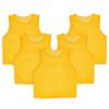 5Pcs Mesh Scrimmage Vests Soccer Basketball Team Training Pinnies Jerseys Shirt Adult Plus Size